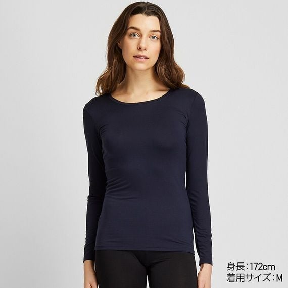 Áo giữ nhiệt nam Uniqlo cổ tròn 172755  Uniqlo Japan