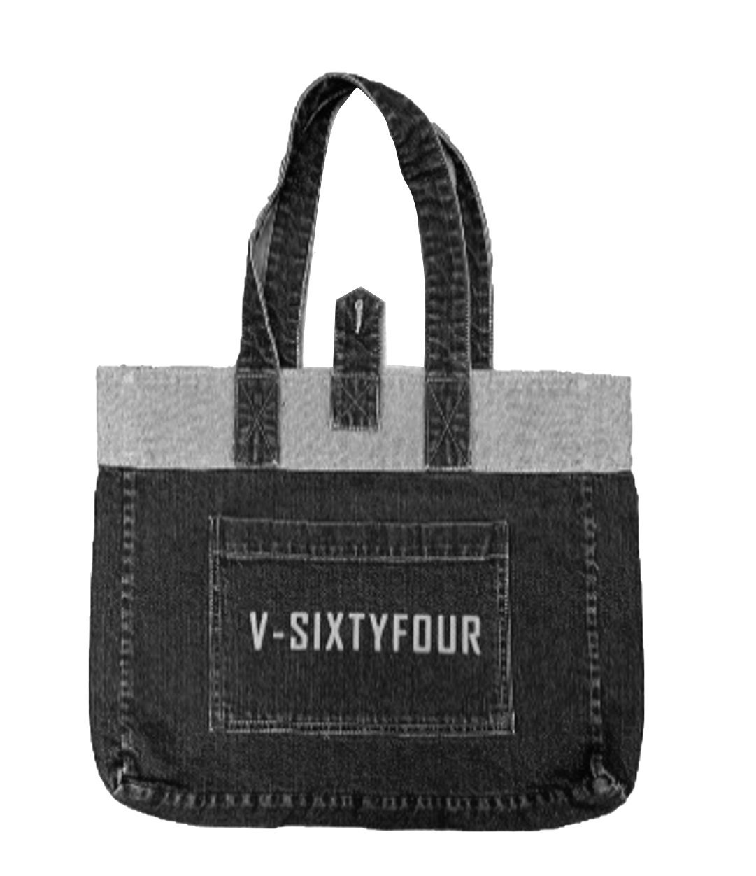 TÚI DENIM MÀU XÁM - 124WD1141F5950