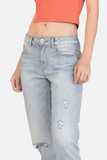 Quần jean nữ dáng đứng. Distressed Straight Jeans - 120WD2083F2910