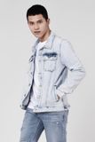 Áo Khoác Jeans Nam Dáng Rộng. Bleach Denim Jacket - 121MD4044F2910