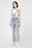 Quần Yếm Jeans Ống Loe. Flared Denim Overall - 121WD1133F1910