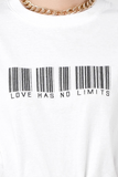 Áo Thun Nữ Dáng Rộng. 'Love has no limit' Oversized T-shirt - 121WN1029F5100