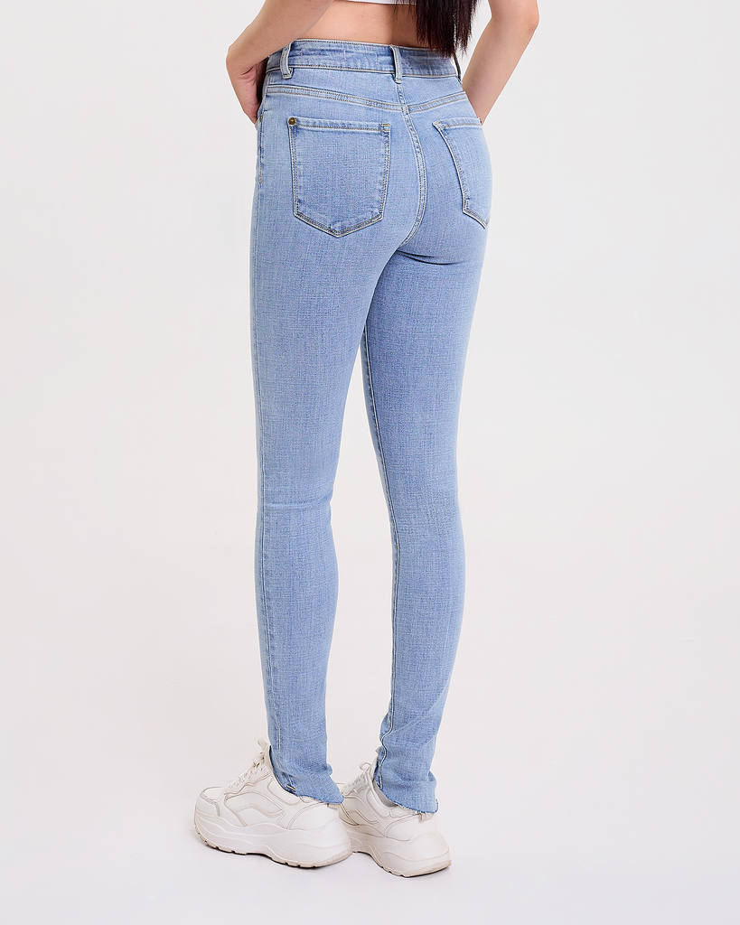 Front Seam Detail Skinny Jeans