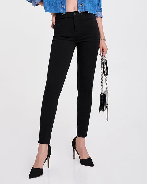 Quần Jeans Nữ Dáng Skinny Siêu Co Giãn. Black Ultra Stretch Skinny Jeans - 122WD2081B1090