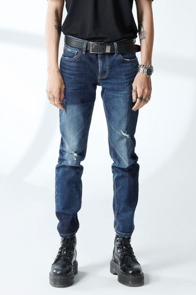 Quần jeans nam dáng ôm. Shadow Skinny Jeans - 220MD4081A2950