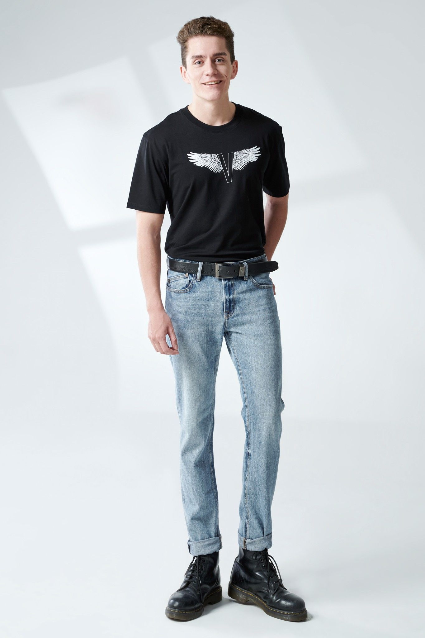 Quần jeans nam dáng straight - 220MD4083F1940
