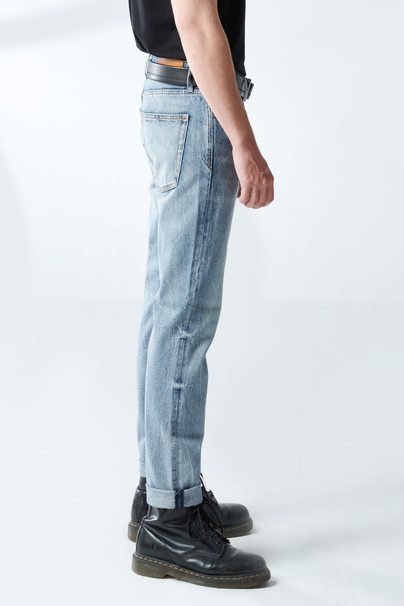 Quần jeans nam dáng straight - 220MD4083F1940
