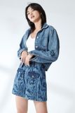 Áo Khoác Denim Thiết Kế Hình Học. Geometric Denim Jacket  - 220WD1044A2950