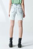 Quần jeans short biker dáng slim - 220WD1092F1910