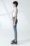 Quần Yếm Jeans dáng dài. Denim Overalls - 220WD1133F2950