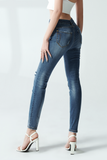 Quần jeans nữ dáng ôm. V-Yoke Skinny - 220WD2081F1970