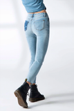 Quần jeans dài nữ dáng slim -  220WD2082F1930