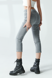 Quần jeans ôm lửng. Cropped Skinny Jeans - 220WD2091B1050