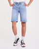 Quần Shorts Nam Dáng Suông. Straight Fit Denim Shorts - 221MD4103B2930