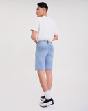 Quần Shorts Nam Dáng Suông. Straight Fit Denim Shorts - 221MD4103B2930