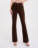 Quần Dài Nữ Dáng Loe Màu Nâu. Caramel Brown Flared Fit Jeans - 221WD1084F1280