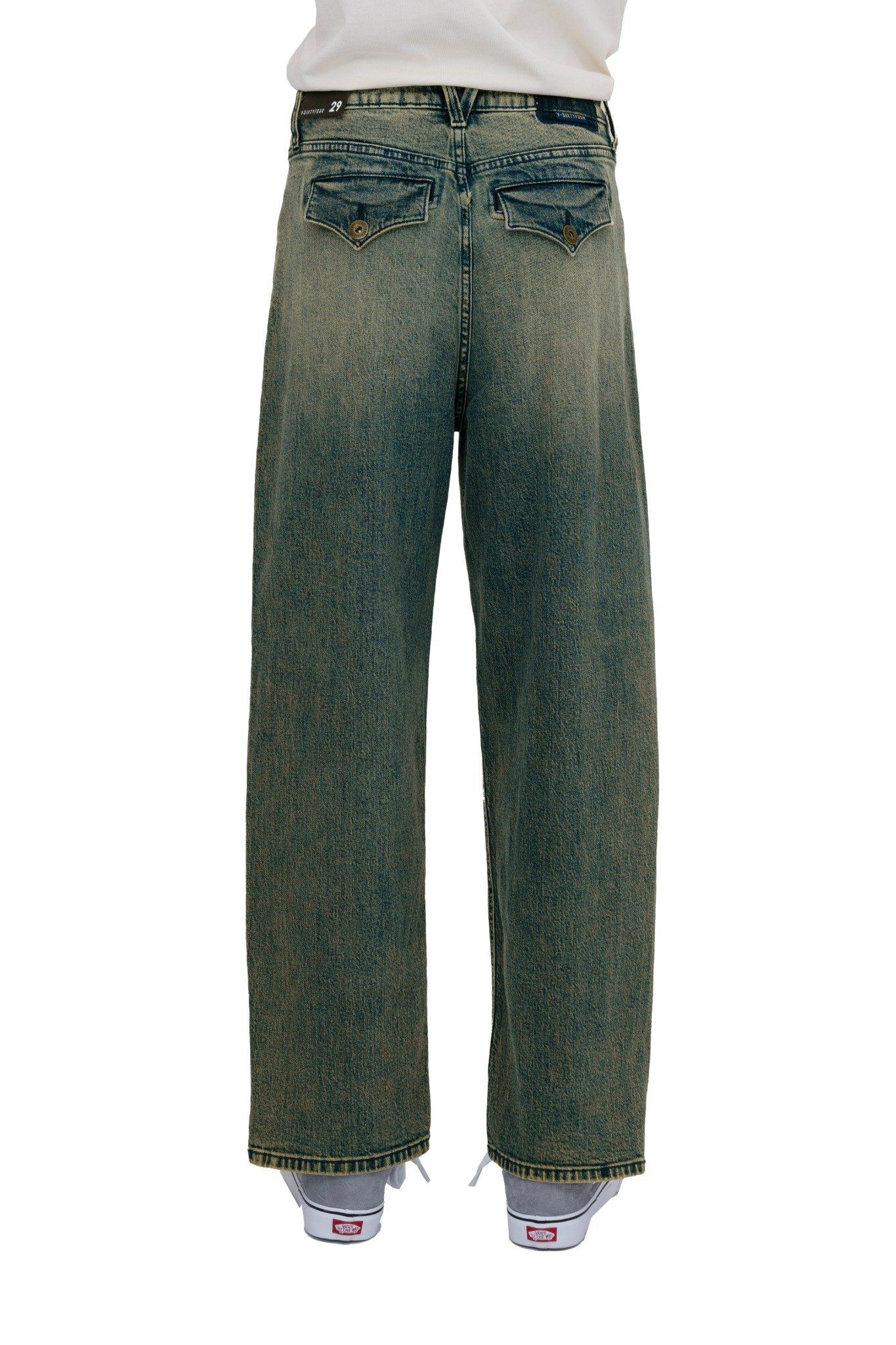 Quần Jeans Nam Dáng Relaxed Tint Vintage Dark Blue - Men's Relaxed Jeans Tint Vintage In Dark Blue - 124MD3089F1