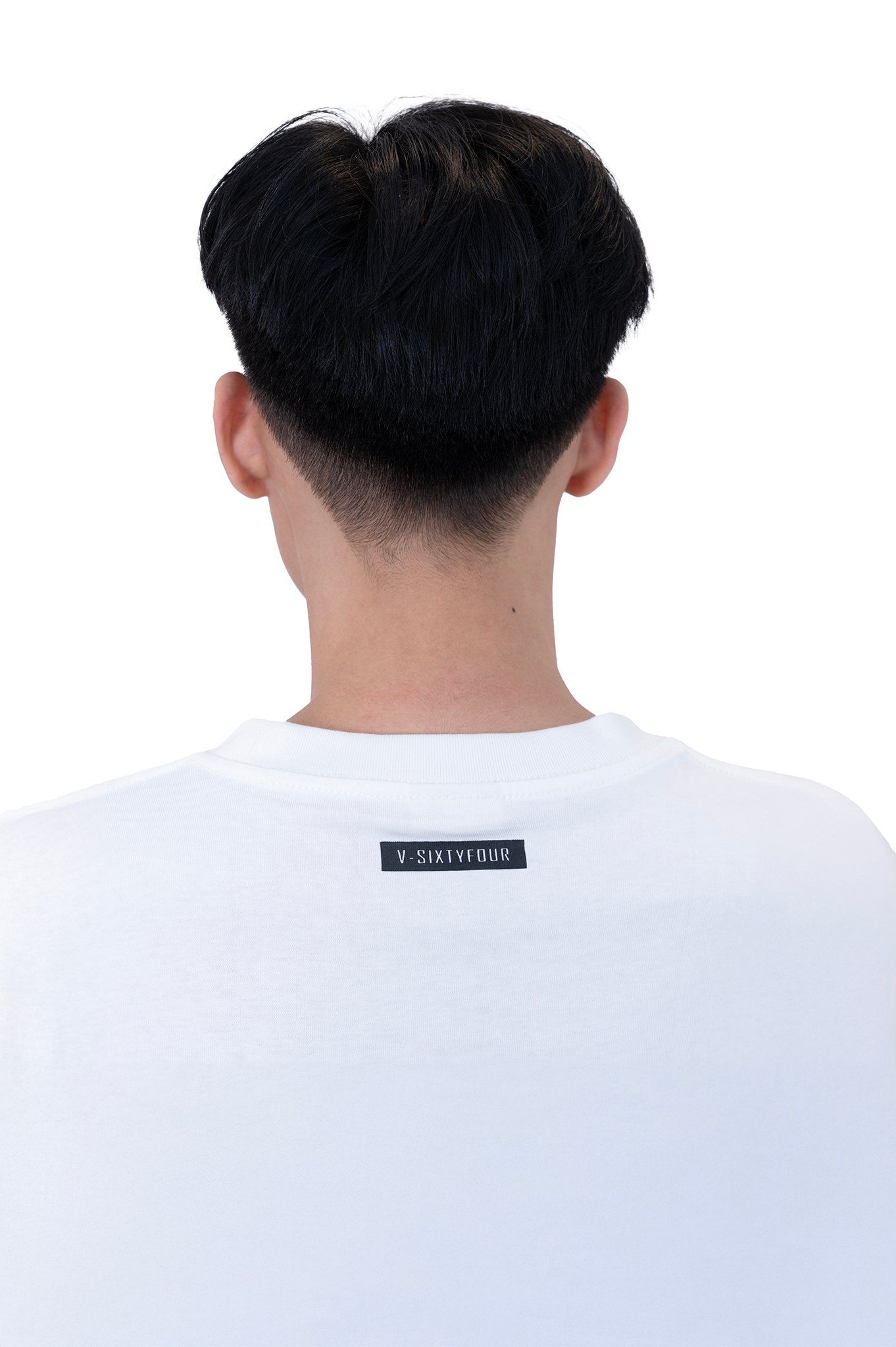 Áo Thun Nam Cotton Màu Trắng Hoạ Tiết Typo Authentic Denim - 224MN3023B3100