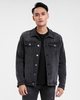 Áo Khoác Denim Nam Xám Đen Dáng Rộng. Midnight Black Type III Denim Jacket - 221MD3044F2050