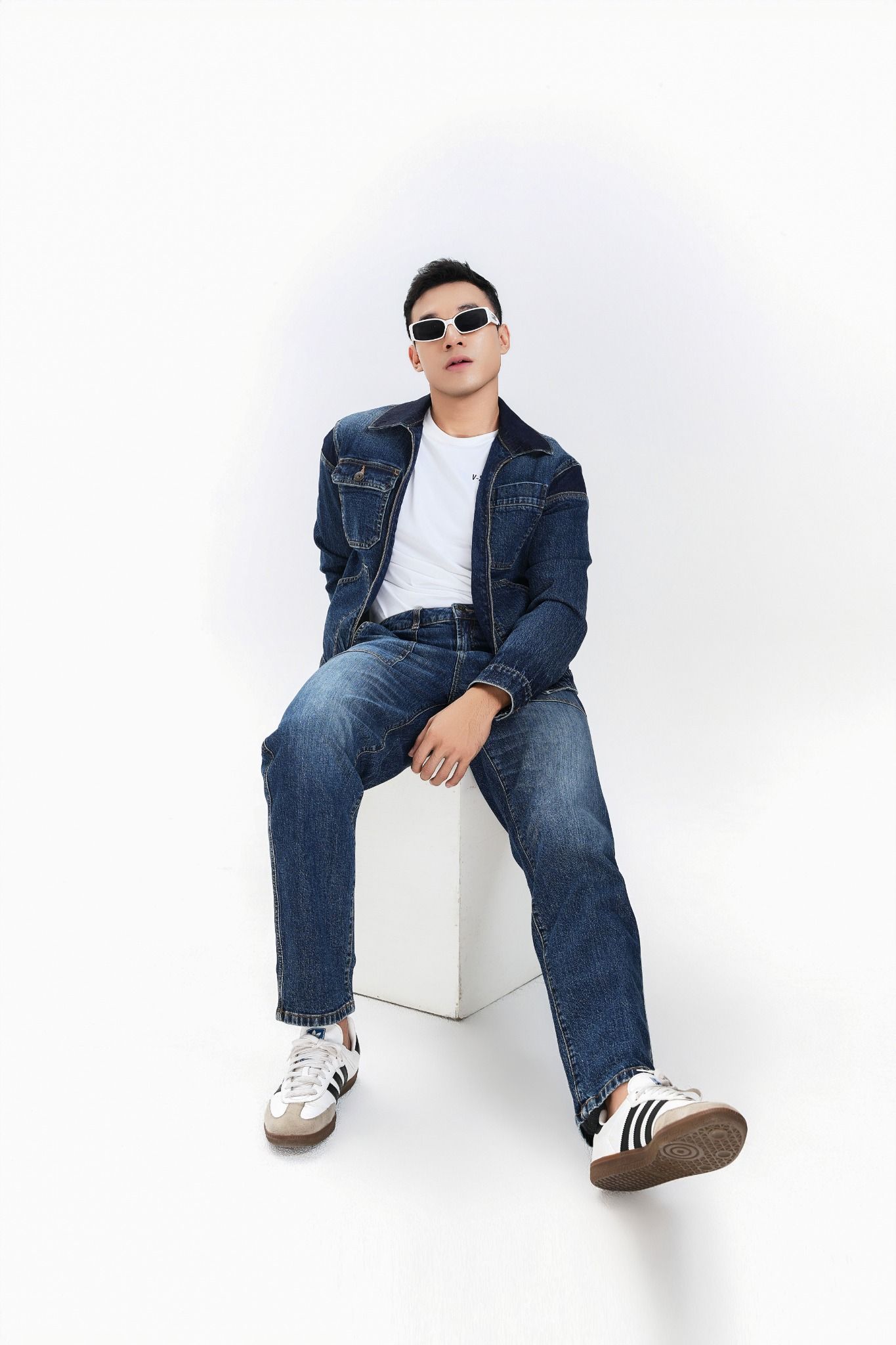 Áo Khoác Nam Dáng Vừa Dây Kéo. Men's Slim Fit Zipper Jacket - 124MD4044F2