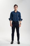 Quần Jeans Nam Dài Dáng  Slim - Slim Length Men Jeans - 222MD4082B2990