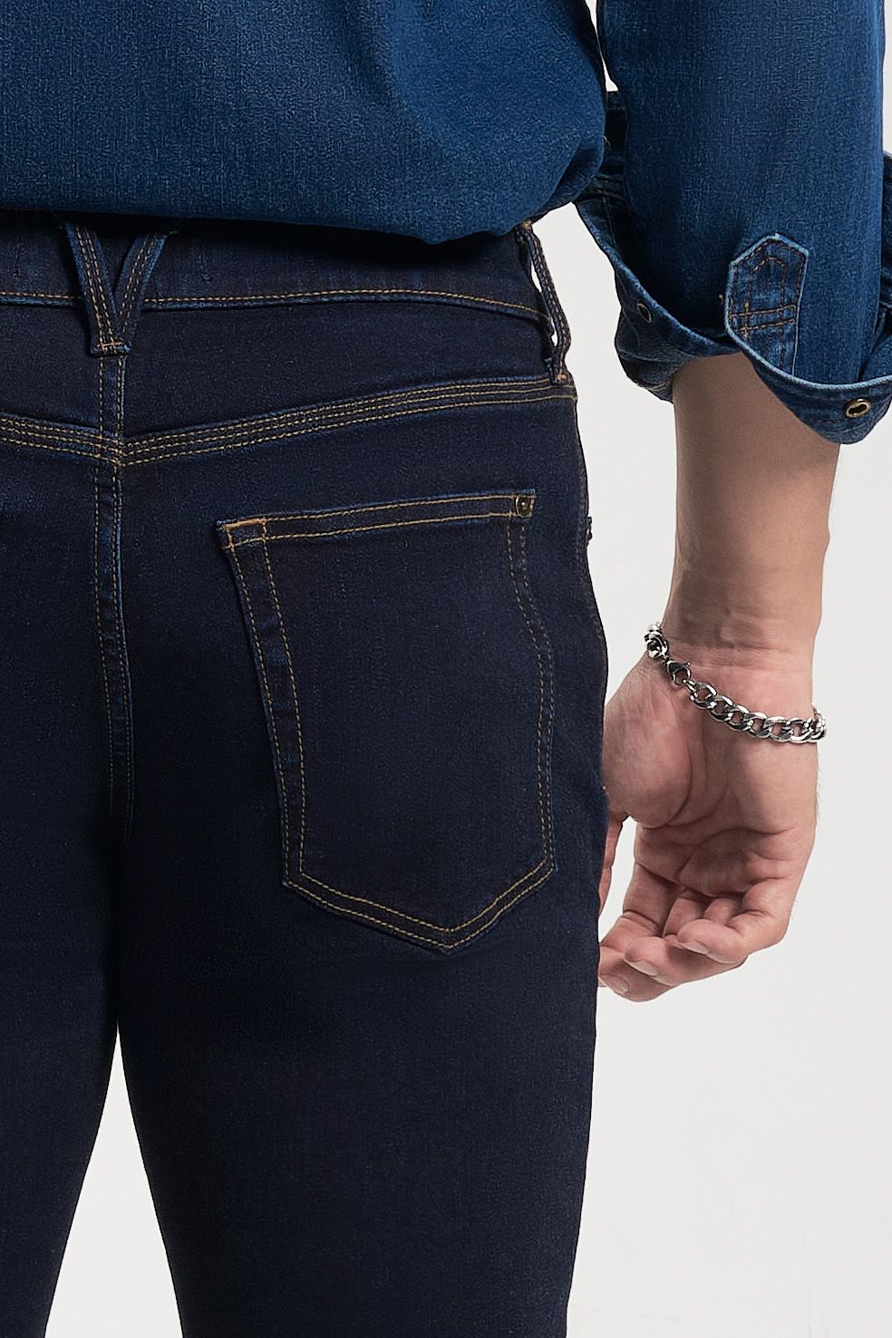 Quần Jeans Nam Dài Dáng  Slim - Slim Length Men Jeans - 222MD4082B2