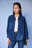 Áo Sơ Mi Denim Dáng Rộng. Wide Denim Shirt - 222WD2034F2970