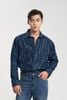 Áo Sơ Mi Rộng Dài Tay Laser Họa Tiết Nước.Laser Water Pattern Loose Long Sleeve Shirt - 123MD4034B1950