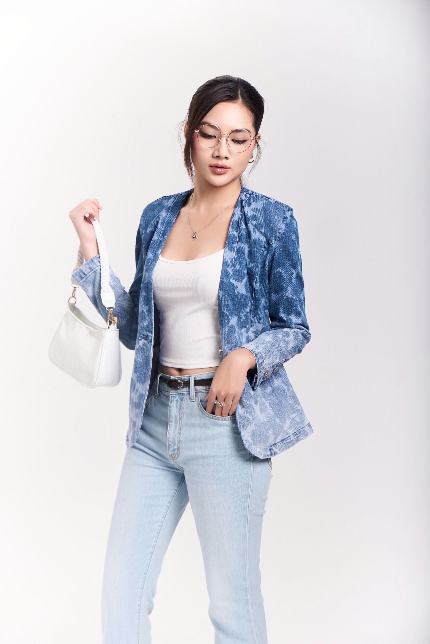 Áo Vest Nữ Dáng Ôm Tay Dài. Women's Slim Fit Long Sleeve Vest - 223WD2071A1