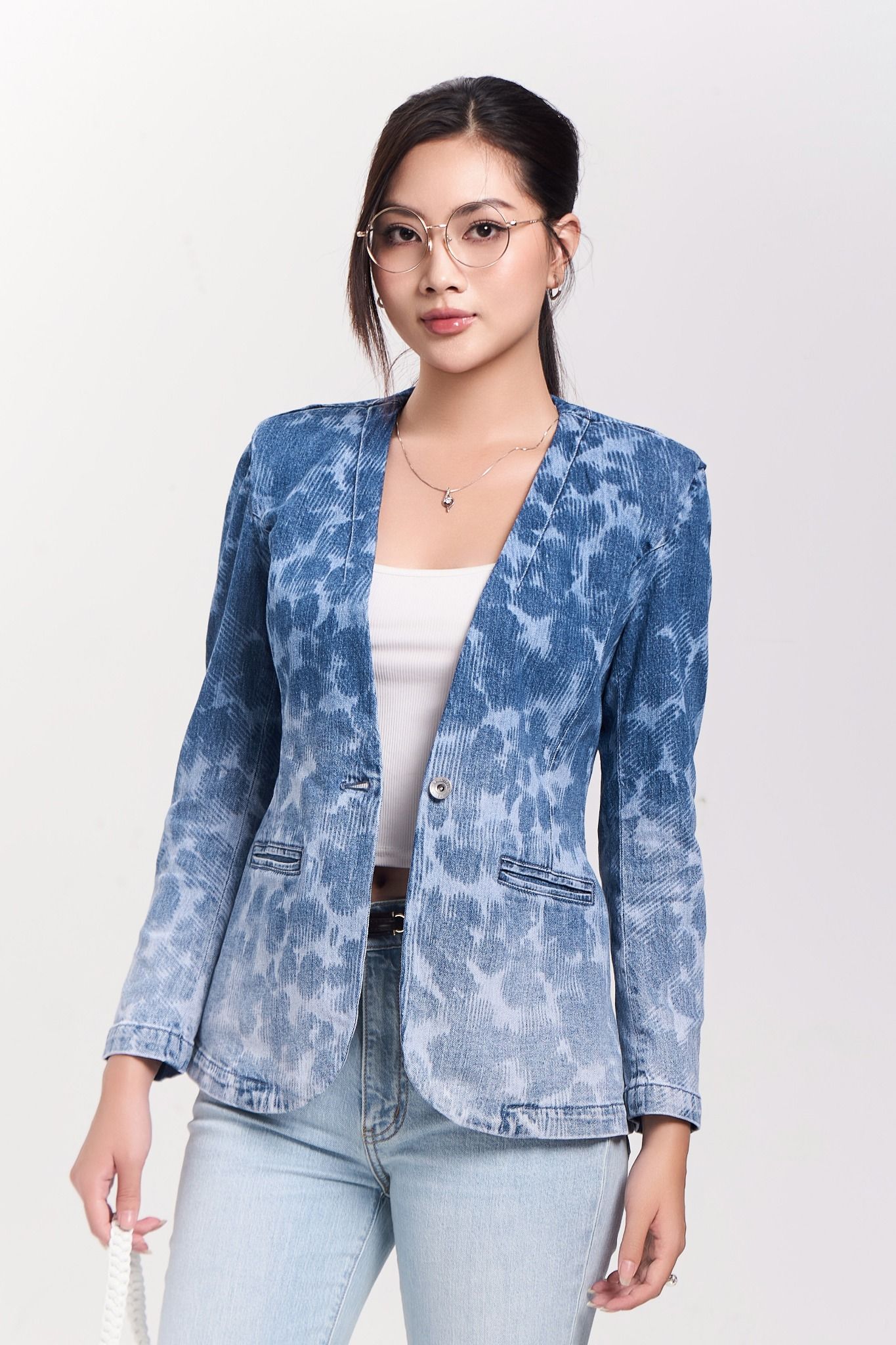 Áo Vest Nữ Dáng Ôm Tay Dài. Women's Slim Fit Long Sleeve Vest - 223WD2071A1