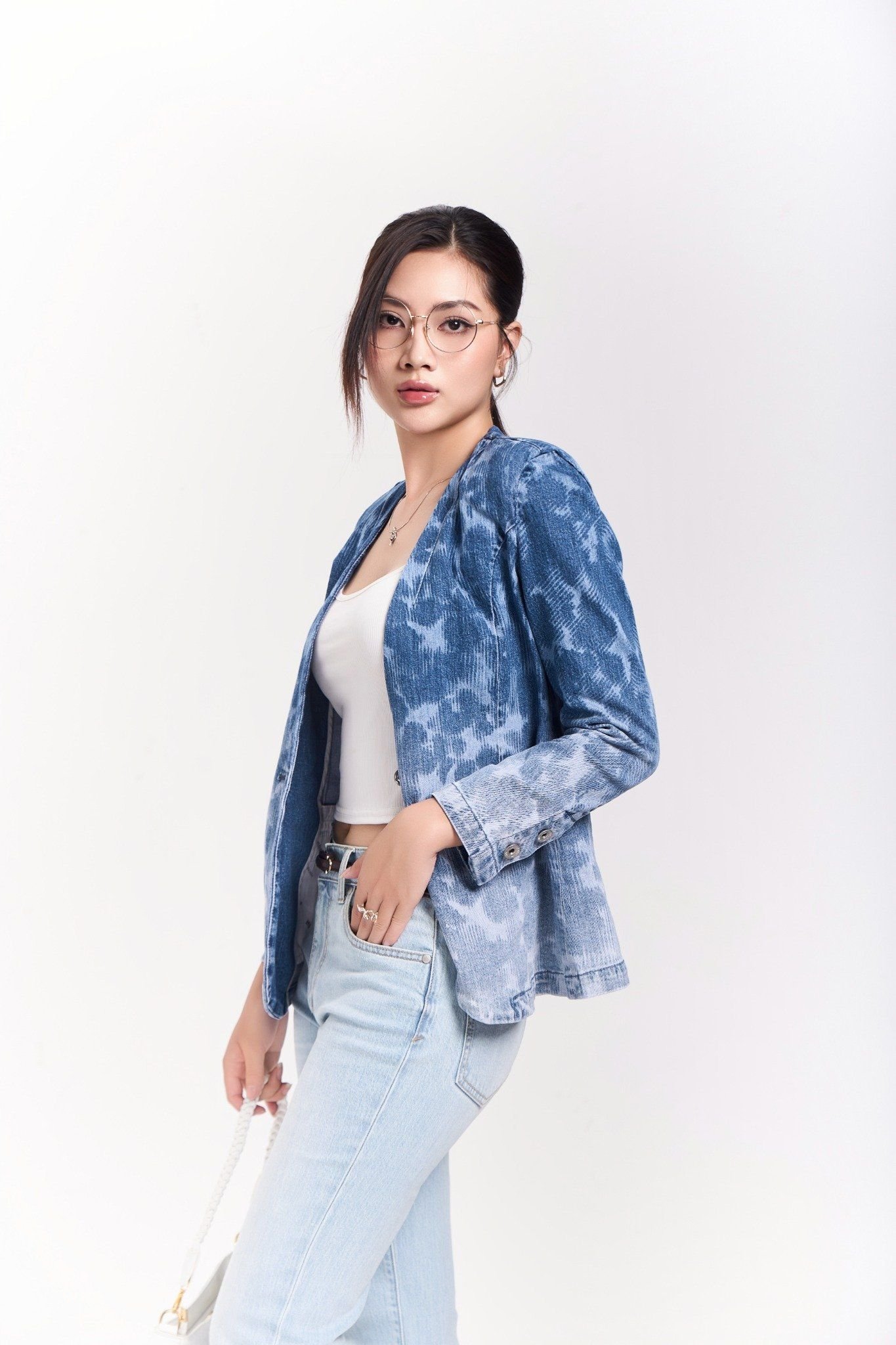 Áo Vest Nữ Dáng Ôm Tay Dài. Women's Slim Fit Long Sleeve Vest - 223WD2071A1