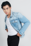 Áo Khoác Denim Nam Dáng Rộng 2 Túi. Type III Denim Jacket With 2 Pockets - 121MD4044F4910