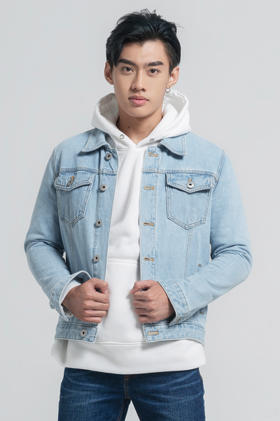 Áo Khoác Jeans Nam Dáng Rộng. Type III Denim Jacket - 121MD4044B2910