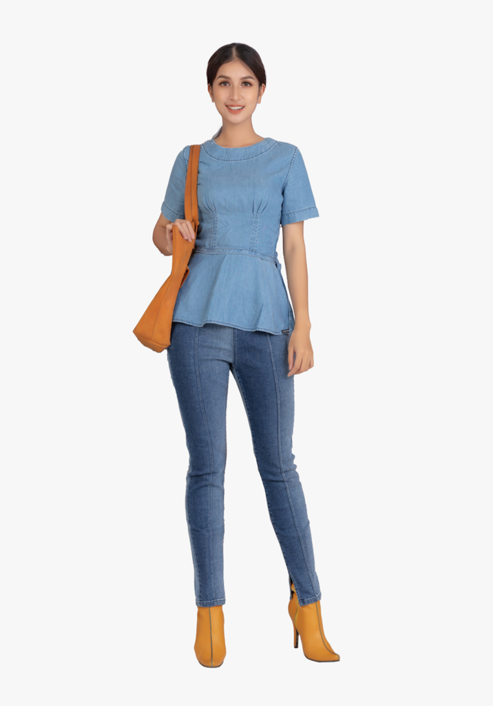 Áo kiểu nữ dáng rộng - 319WD1013F1