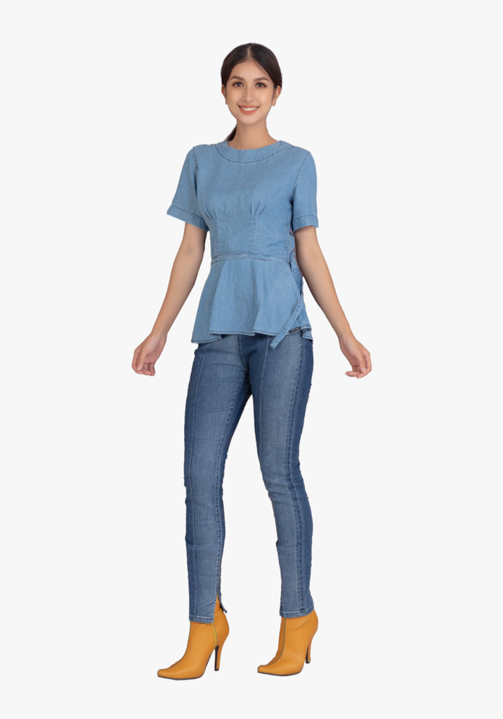 Áo kiểu nữ dáng rộng - 319WD1013F1