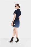 Đầm Denim Nữ Tay Ngắn .Women's Denim Dress with Short Sleeves - 123WD2125F1970