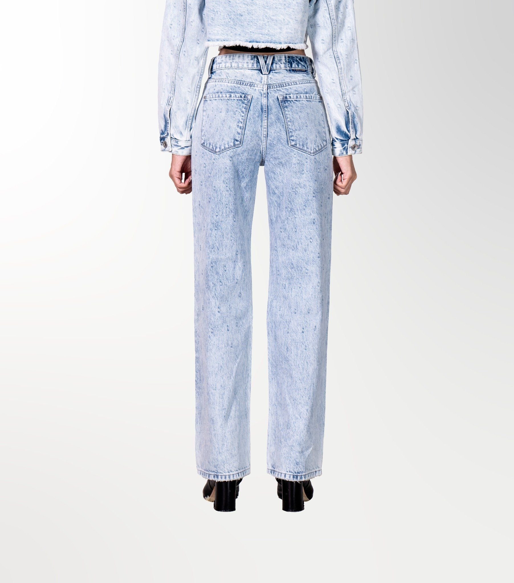Quần Jeans Nữ Rách Dáng Relax. Relax Women's Ripped Jeans - 223WD1080F1930