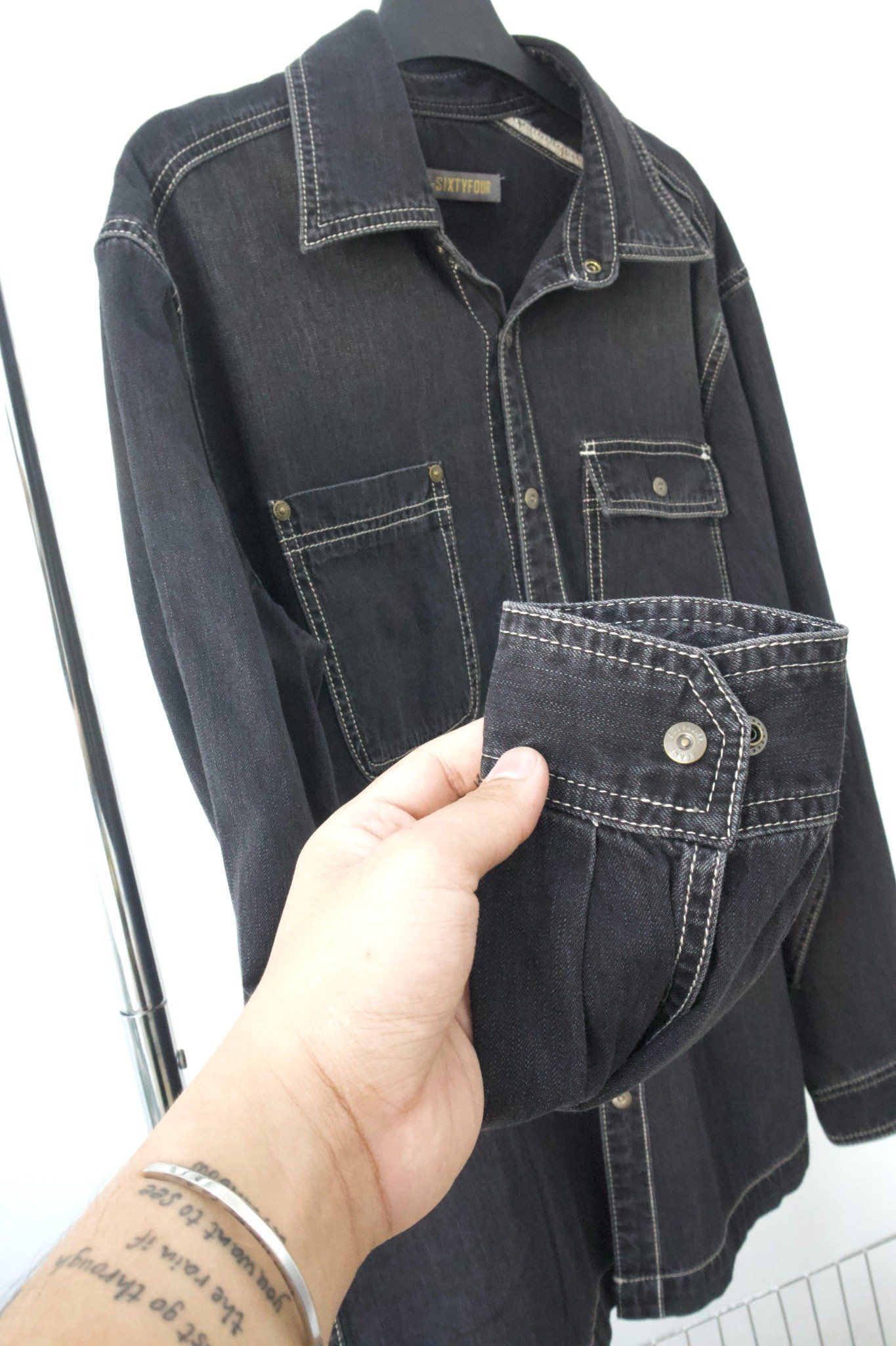 Áo sơ mi nam dài tay V-SIXTYFOUR  sang trọng, lịch lãm - 224MD3034F1