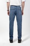 Quần Jeans Nam Dáng Suông Màu Med Blue. Med Blue Men's Straight Jeans - 222MD4089B3950