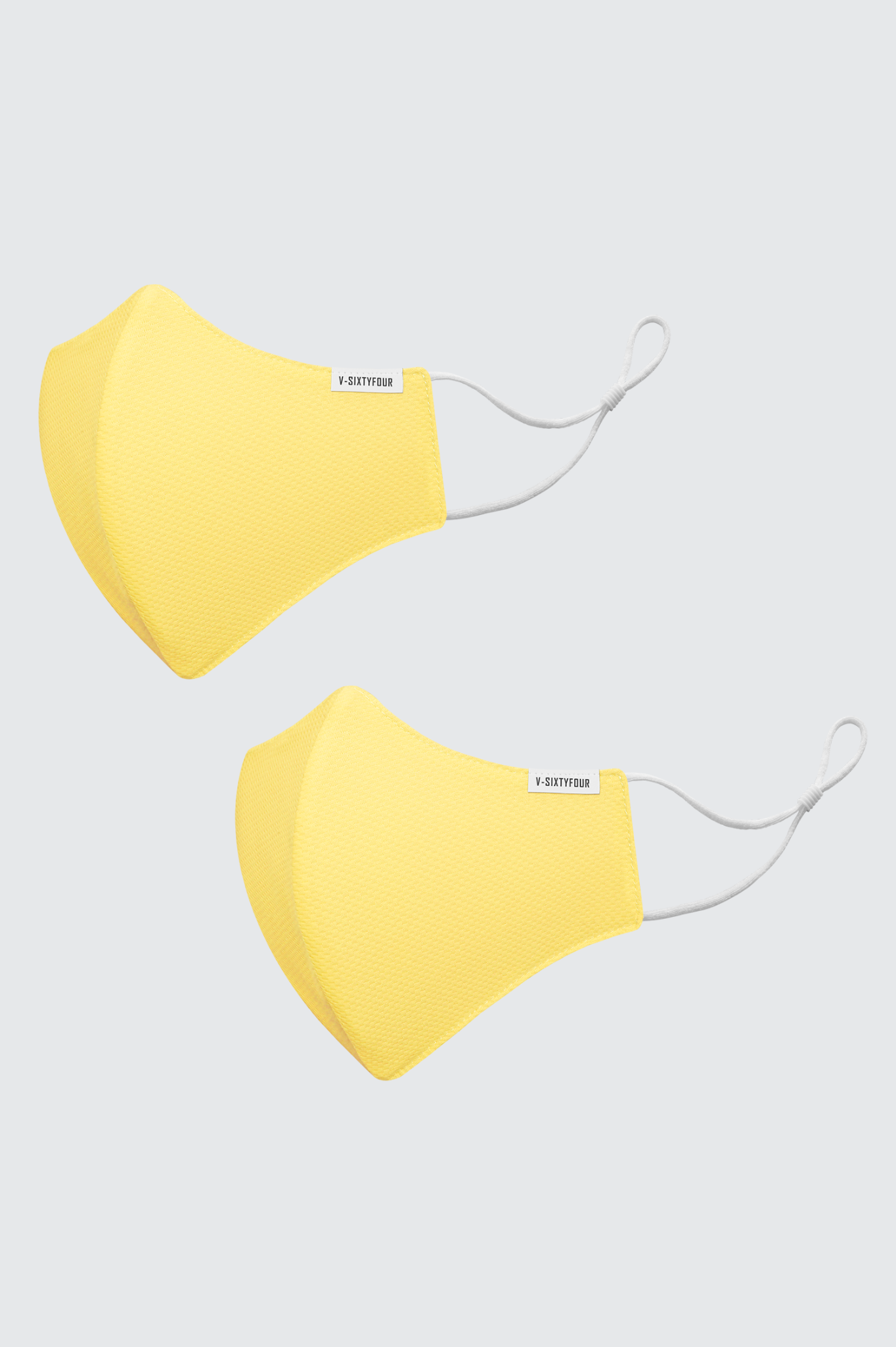 Khẩu Trang Vải Trượt Nước Kháng Khuẩn. 2 Cái Màu Vàng Chanh. Lemonade Antibacterial Cloth Facemask - 221UN0203F2710