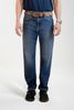 Quần Jeans Nam Màu Xanh Đậm Dáng Straight. Straight Dark Blue Men's Jeans - 123MD4083B1970