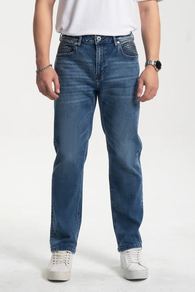 Quần Jeans Nam Dáng Rộng Relax Biker - Relax Biker Men's Loose Jeans. 222MD4080F1970