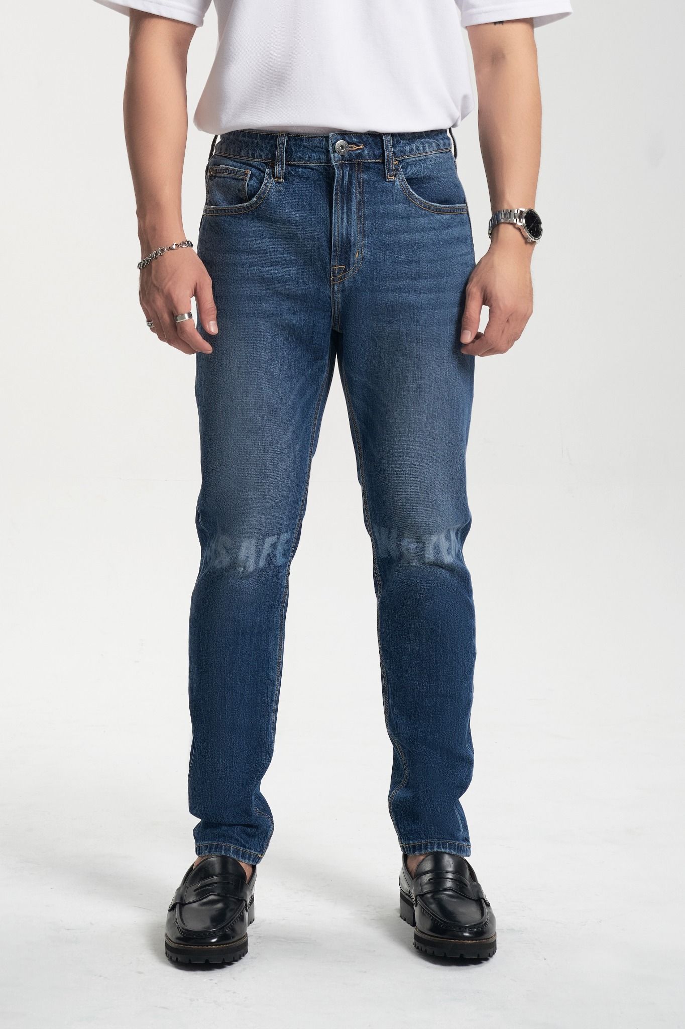 Quần Jeans Nam Dáng Slim Fit Safe Water. Slim Fit Safe Water Men's Jeans - 222MD3082F2