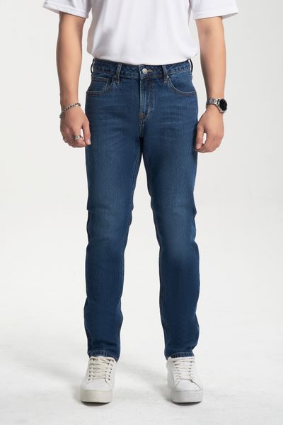 Quần Jeans Nam Dáng SlimFit Màu Med Blue. Men's SlimFit Jeans in Med Blue - 123MD3082B1950