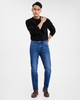 Quần Dài Nam Dáng Suông Màu Xanh Đậm. Phantom Blue Straight Jeans - 221MD3083B1950