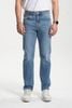 Quần Jeans Nam Màu Xanh Sáng Dáng Straight. Straight Light Blue Men's Jeans - 123MD4083B1930