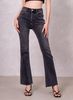 Quần Jeans Nữ Dáng Loe Màu Xám. Grey Women's Flared Jeans - 222WD2084B2050