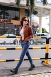 Quần Jeans Nữ Dáng Skinny Xanh Royal. Royal Blue Skinny Jeans - 222WD2081B2970