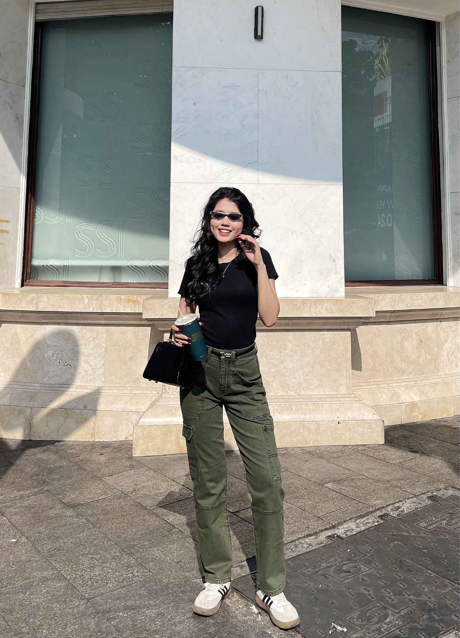 Quần Jeans Nữ Dáng Straight Phong Cách Workwear. Women's Straight Workwear Style Jeans - 123WD1083A1390