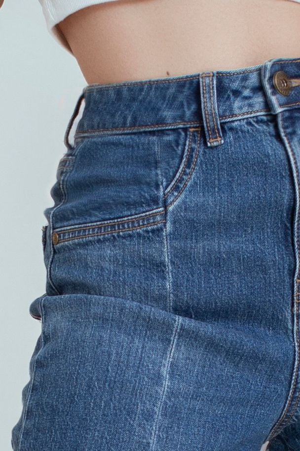 Quần Jeans Nữ Ống Rộng 